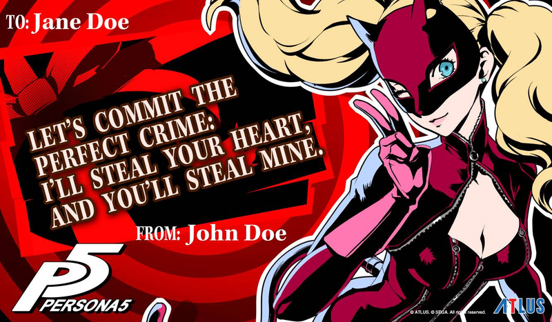 Illustration for article titled Ranking the Persona 5 Valentines Day Cards